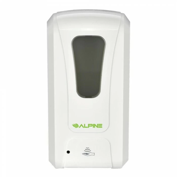 Alpine Industries Soap Dispensers Alpine 430-F Automatic Hands-Free Foam Hand Sanitizer/Soap Dispenser,White, 1200 Ml 3 Alpine Industries Soap Dispensers Alpine 430-F Automatic Hands-Free Foam Hand Sanitizer/Soap Dispenser,White, 1200 Ml