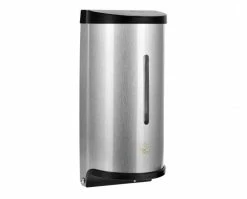 Alpine Industries Soap Dispensers Alpine 4300-2 Automatic Hands-Free Gel Hand Sanitizer / Soap Dispenser, Stainless Steel, 800 Ml