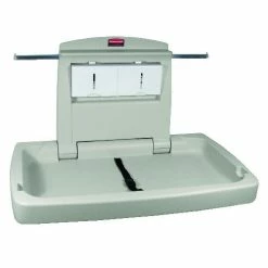 Baby Changing Stations Rubbermaid Sturdy Station 2 Baby Changing Table, Platinum