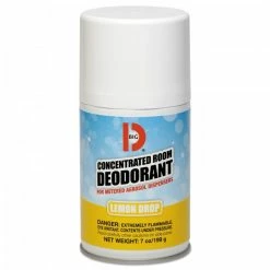 Air Fresheners And Odor Eliminators Big D Metered Concentrated Room Deodorant, Lemon Scent, 7 Oz. Aerosol, 12/Carton