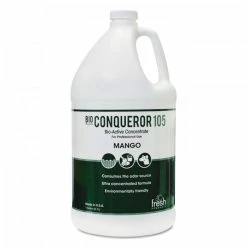 Fresh Products Air Fresheners And Odor Eliminators Bio Conqueror 105 Enzymatic Odor Counteractant Concentrate, Mango, 1 Gallon, 4/Carton