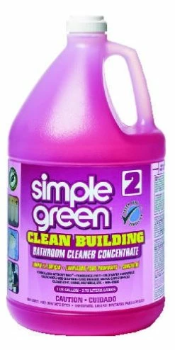 Bathroom Cleaners And Deodorizers Simple Green Clean Building Bathroom Cleaner Concentrate, Unscented, 1 Gallon