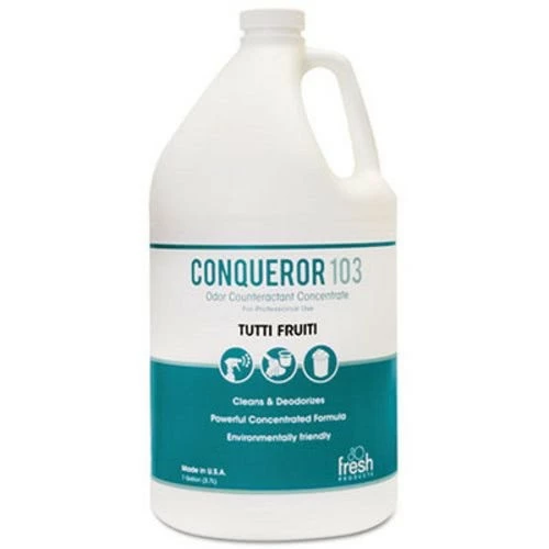 Fresh Products Air Fresheners And Odor Eliminators Conqueror 103 Odor Counteractant Concentrate, Tutti-Frutti, 1 Gallon, 4/Carton 3 Fresh Products Air Fresheners And Odor Eliminators Conqueror 103 Odor Counteractant Concentrate, Tutti-Frutti, 1 Gallon, 4/Carton