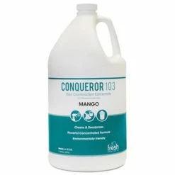 Fresh Products Air Fresheners And Odor Eliminators Conqueror 103 Odor Counteractant Concentrate, Mango, 1 Gallon 4/Carton