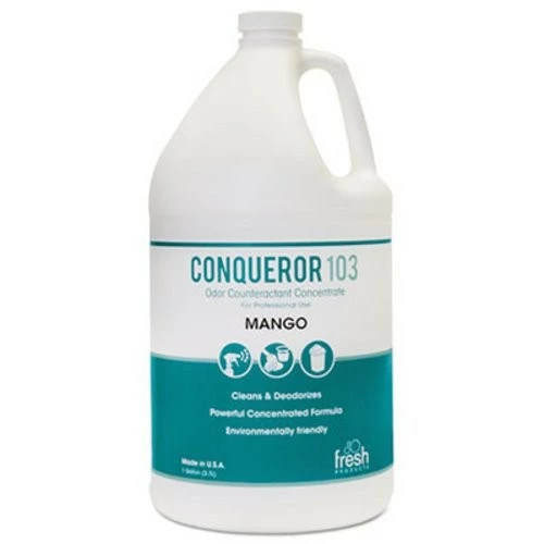 Fresh Products Air Fresheners And Odor Eliminators Conqueror 103 Odor Counteractant Concentrate, Mango, 1 Gallon 4/Carton 3 Fresh Products Air Fresheners And Odor Eliminators Conqueror 103 Odor Counteractant Concentrate, Mango, 1 Gallon 4/Carton