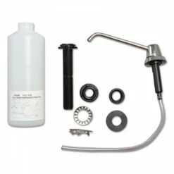 Soap Dispensers Bobrick Counter-Mounted Soap Dispenser, Stainless Steel, 34 Oz.