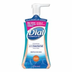 Hand Soaps And Hand Sanitizers Dial Antibacterial Foaming Hand Wash, Original, 7.5 Oz Pump, 8/Carton