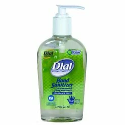 Dial Professional Hand Soaps And Hand Sanitizers Dial Antibacterial Hand Sanitizer With Moisturizers, Pump, 7.5 Oz. 12/Carton
