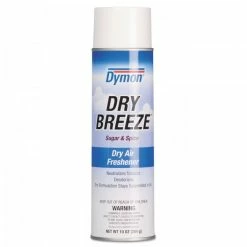 Air Fresheners And Odor Eliminators Dymon Dry Breeze Aerosol Air Freshener, Sugar & Spice, 10 Oz. 12/Carton