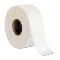 Georgia Pacific Toilet Paper And Tissues Jumbo Jr. 2-Ply Bathroom Tissue, 3-1/2" X 1000 Ft, 8 Rolls/Carton