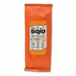 GOJO Hand Cleaning And Sanitizing Wipes FAST TOWELS Hand Cleaning Towels, Blue, 60/Pack, 6 Packs/Carton