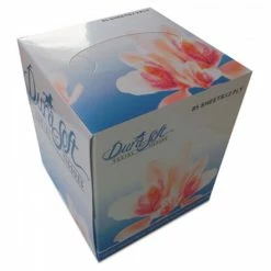 Toilet Paper And Tissues GEN White 2-Ply Facial Tissue Cube Box, 85 Sheets/Box, 36 Boxes/Carton