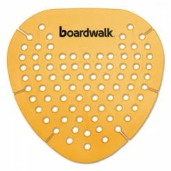 Boardwalk Urinal Screens Gem Urinal Screen, Lasts 30 Days, Orange, Mango Fragrance, 12/Box