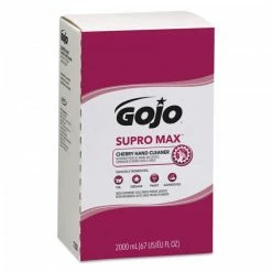Hand Soaps And Hand Sanitizers Gojo Supro Max Cherry Lotion Hand Cleaner 2000 Ml Refill, 4/Carton