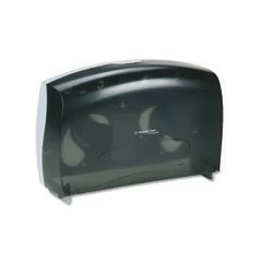 Kimberly-Clark Toilet Paper Dispensers Dual JRT Jumbo Combo Tissue Dispenser, Smoke/Gray