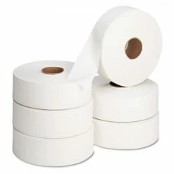 Georgia Pacific Toilet Paper And Tissues Jumbo 2-Ply Roll Bath Tissue, 2000 Ft., 6 Rolls/Carton