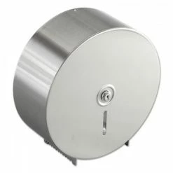 Bobrick Toilet Paper Dispensers Jumbo Toilet Tissue Dispenser, Stainless Steel, 10 21/32 X 4 1/2 X 10 5/8