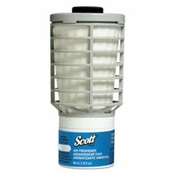 Air Fresheners And Odor Eliminators Scott Essential Continuous Air Freshener, Refill, Ocean, 48 Ml Cartridge, 6/Carton