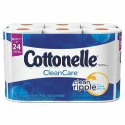 Toilet Paper And Tissues Cottonelle Clean Care 1-Ply Bathroom Tissue, 170 Sheets/Roll, 48 Rolls/Carton