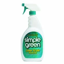Bathroom Cleaners And Deodorizers Simple Green Lime Scale Remover & Deodorizer, Wintergreen, 1 Gallon, 6/Carton