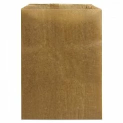 HOSPECO Sanitary Napkin Receptacles Napkin Receptacle Liners, 7.5" X 3" X 10.5", Brown, 500/Carton