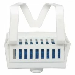 Big D Industries Urinal Screens Non-Para Toilet Bowl Block, Lasts 30 Days, White, Evergreen Fragrance, 12/Box