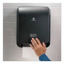 Georgia Pacific Paper Towel Dispensers Pacific Blue Ultra Paper Towel Dispenser, Automated, 12.9 X 9 X 16.8, Black