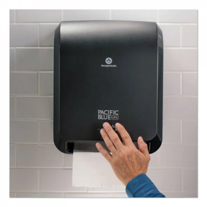 Georgia Pacific Paper Towel Dispensers Pacific Blue Ultra Paper Towel Dispenser, Automated, 12.9 X 9 X 16.8, Black 3 Georgia Pacific Paper Towel Dispensers Pacific Blue Ultra Paper Towel Dispenser, Automated, 12.9 X 9 X 16.8, Black