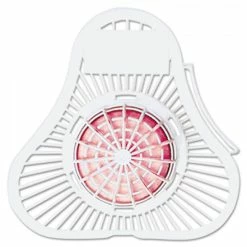 Fresh Products Urinal Screens Para Urinal Screen With Deodorizer Block, Cherry Fragrance, 12/Box