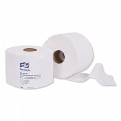 Tork Toilet Paper And Tissues Premium 2-Ply Bath Tissue Roll With OptiCore, 800 Sheets/Roll, 36/Carton