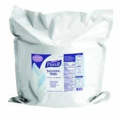 TigerChef Hand Cleaning And Sanitizing Wipes Purell Hand Sanitizing Wipes, 1200 Refill Pouch, 2 Refills/Carton