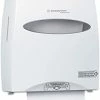 Kimberly-Clark Paper Towel Dispensers Sanitouch Hard Roll Paper Towel Dispenser, White 2 Kimberly-Clark Paper Towel Dispensers Sanitouch Hard Roll Paper Towel Dispenser, White -Air Wick shop SANITOUCH Hard Roll Towel Dispenser 12 3 5 x 10 1 5 x 16 3 10 Pearl White 289869 large