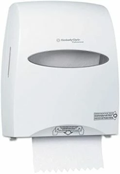 Kimberly-Clark Paper Towel Dispensers Sanitouch Hard Roll Paper Towel Dispenser, White