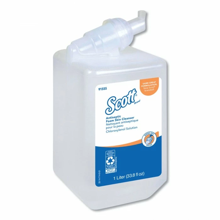 Hand Soaps And Hand Sanitizers Scott Control Antiseptic Foam Skin Cleanser, Unscented, 1,000 ML Refill, 6/Carton 3 Hand Soaps And Hand Sanitizers Scott Control Antiseptic Foam Skin Cleanser, Unscented, 1,000 ML Refill, 6/Carton