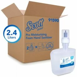 Hand Soaps And Hand Sanitizers Scott Pro Moisturizing Foam Hand Sanitizer, 1200 Ml, 2/Carton