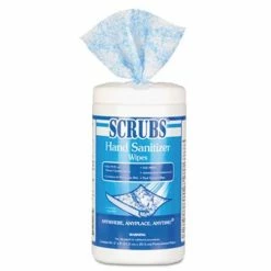 Hand Cleaning And Sanitizing Wipes Scrubs Antimicrobial Hand Sanitizer Wipes, 85 Canister, 6/Carton