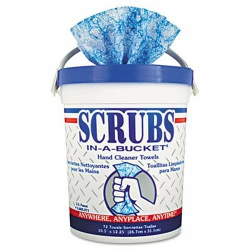 Hand Cleaning And Sanitizing Wipes Scrubs-In-A-Bucket Disposable Hand Cleaner Towel, Citrus Scent, 6 Buckets/Carton 3 Hand Cleaning And Sanitizing Wipes Scrubs-In-A-Bucket Disposable Hand Cleaner Towel, Citrus Scent, 6 Buckets/Carton