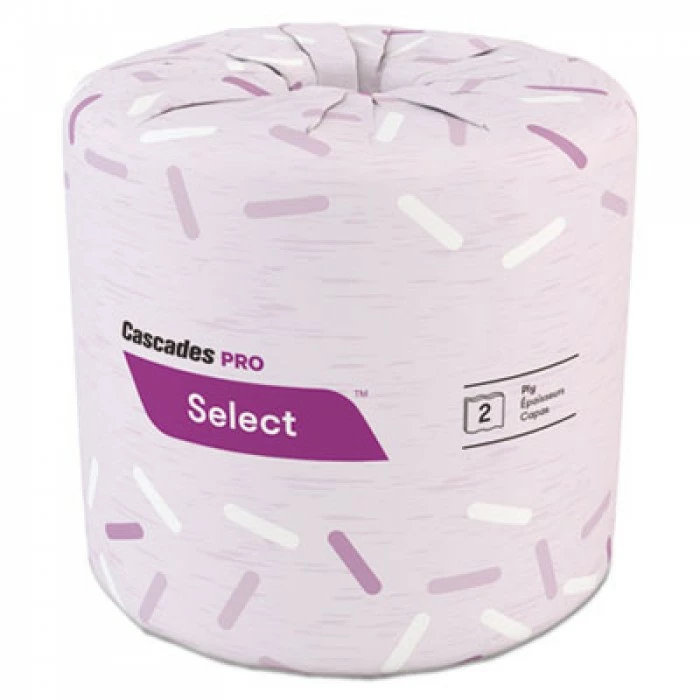 Cascades PRO Toilet Paper And Tissues Select Standard 2-Ply Bath Tissue, 4 X 3.19, 500/Roll, 96/Carton 3 Cascades PRO Toilet Paper And Tissues Select Standard 2-Ply Bath Tissue, 4 X 3.19, 500/Roll, 96/Carton