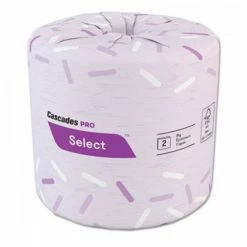 Cascades PRO Toilet Paper And Tissues Select Standard 2-Ply Bath Tissue, 4 X 3, 500 Sheets/Roll, 96 Rolls/Carton