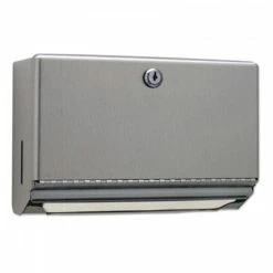 Bobrick Paper Towel Dispensers Surface-Mounted Paper Towel Dispenser, Stainless Steel, 10 3/4 X 4 X 7 1/16