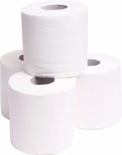 Toilet Paper And Tissues TigerChef 2-Ply Bathroom Tissue - 4 Rolls/Pack