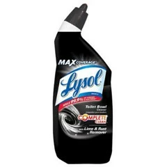 Bathroom Cleaners And Deodorizers Lysol Disinfectant Toilet Bowl Cleaner With Lime/Rust Remover, Wintergreen 24 Oz. 9/Carton