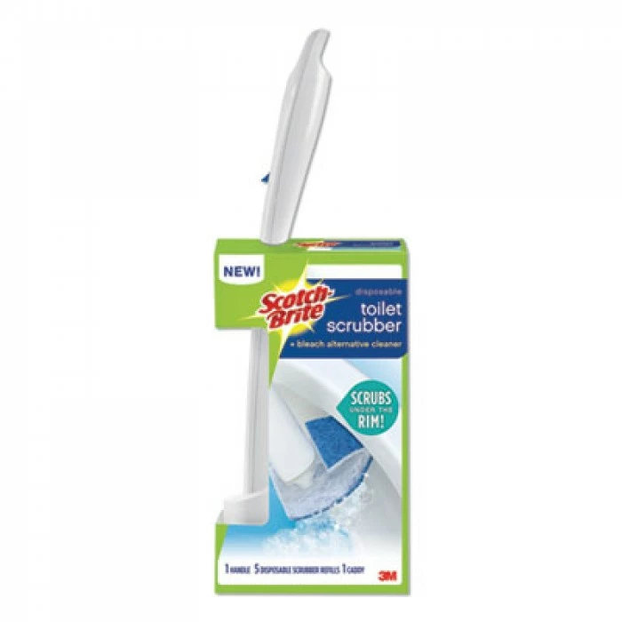Scotch-Brite Toilet Bowl Brushes Toilet Scrubber Starter Kit, 1 Handle And 5 Scrubbers 3 Scotch-Brite Toilet Bowl Brushes Toilet Scrubber Starter Kit, 1 Handle And 5 Scrubbers