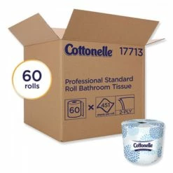 Toilet Paper And Tissues Cottonelle Two-Ply Bathroom Tissue, White, 451 Sheets/Roll, 60 Rolls/Carton