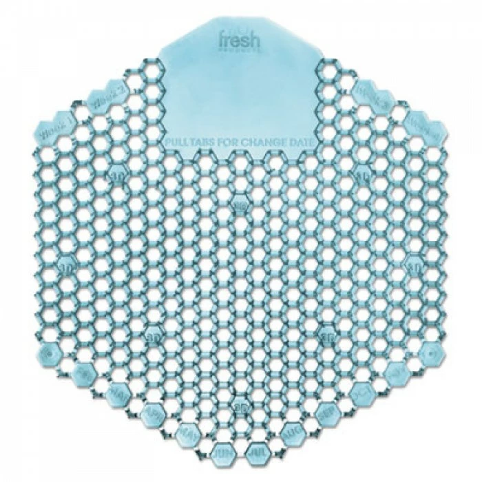 Fresh Products Urinal Screens Wave 3D Urinal Deodorizer Screen, Blue, Ocean Mist Fragrance, 60 Screens/Carton 3 Fresh Products Urinal Screens Wave 3D Urinal Deodorizer Screen, Blue, Ocean Mist Fragrance, 60 Screens/Carton