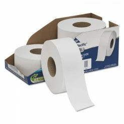 Georgia Pacific Toilet Paper And Tissues White Jumbo Bathroom Tissue, 2-Ply, 1000 Ft., 4/Carton