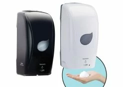 Soap Dispensers Winco SDAF-1K Automatic Foam Soap Dispenser, Black, 1000 Ml