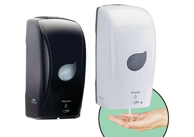 Soap Dispensers Winco SDAL-1W Automatic Liquid Soap Dispenser, White, 1000 Ml 3 Soap Dispensers Winco SDAL-1W Automatic Liquid Soap Dispenser, White, 1000 Ml