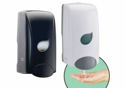 Soap Dispensers Winco SDML-1W Manual Liquid Soap Dispenser, White, 1000 Ml