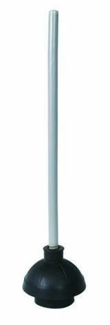 Toilet Plungers Winco TP-300 Rubber Toilet Plunger With Wood Handle 19"